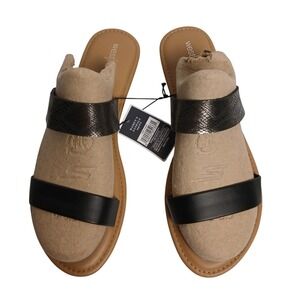 West Loop Sparkle Strap Sandals Size LARGE 9/10 NWT #1469